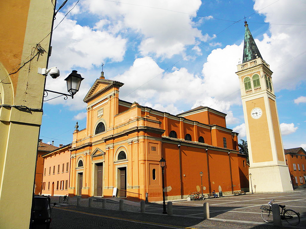 SAN DI PIANO Chiesa arcipretale di San martire e campanile — Unione Reno Galliera